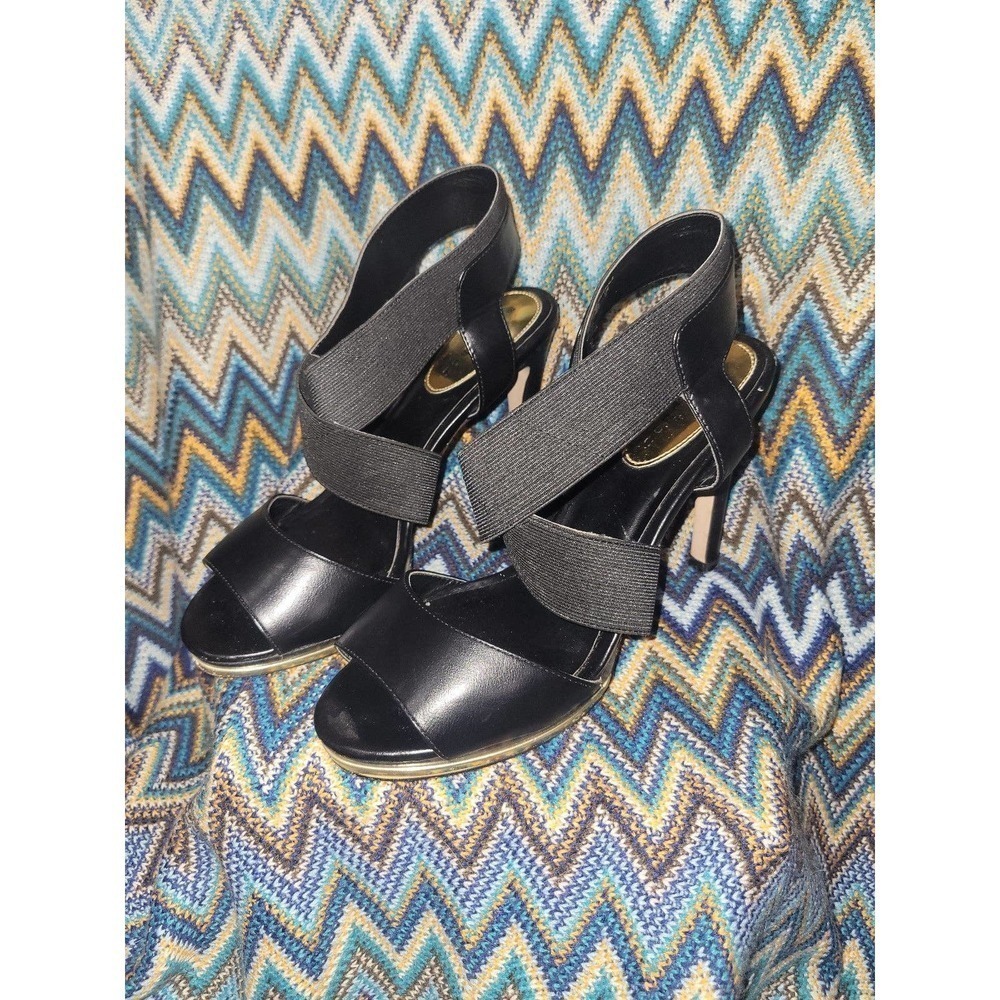 Black stiletto heels size 9.5